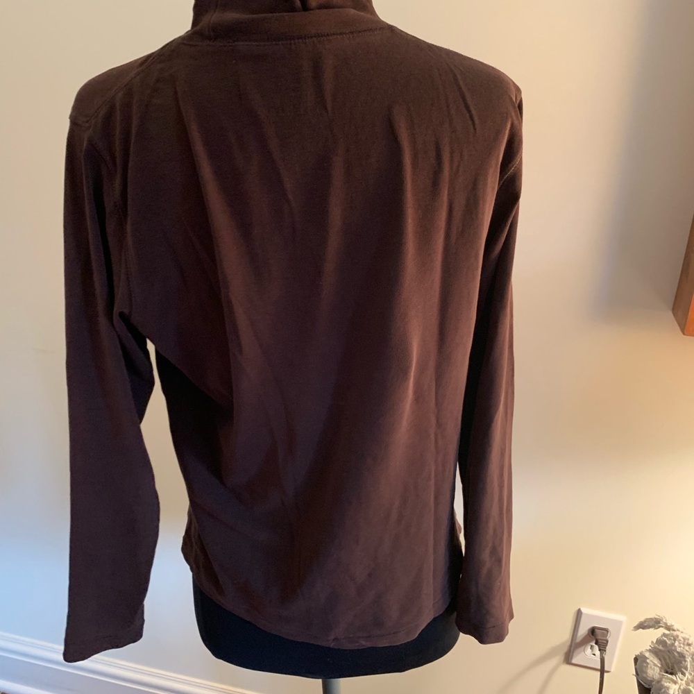 Brown cotton turtle neck! - Picture 3 of 3